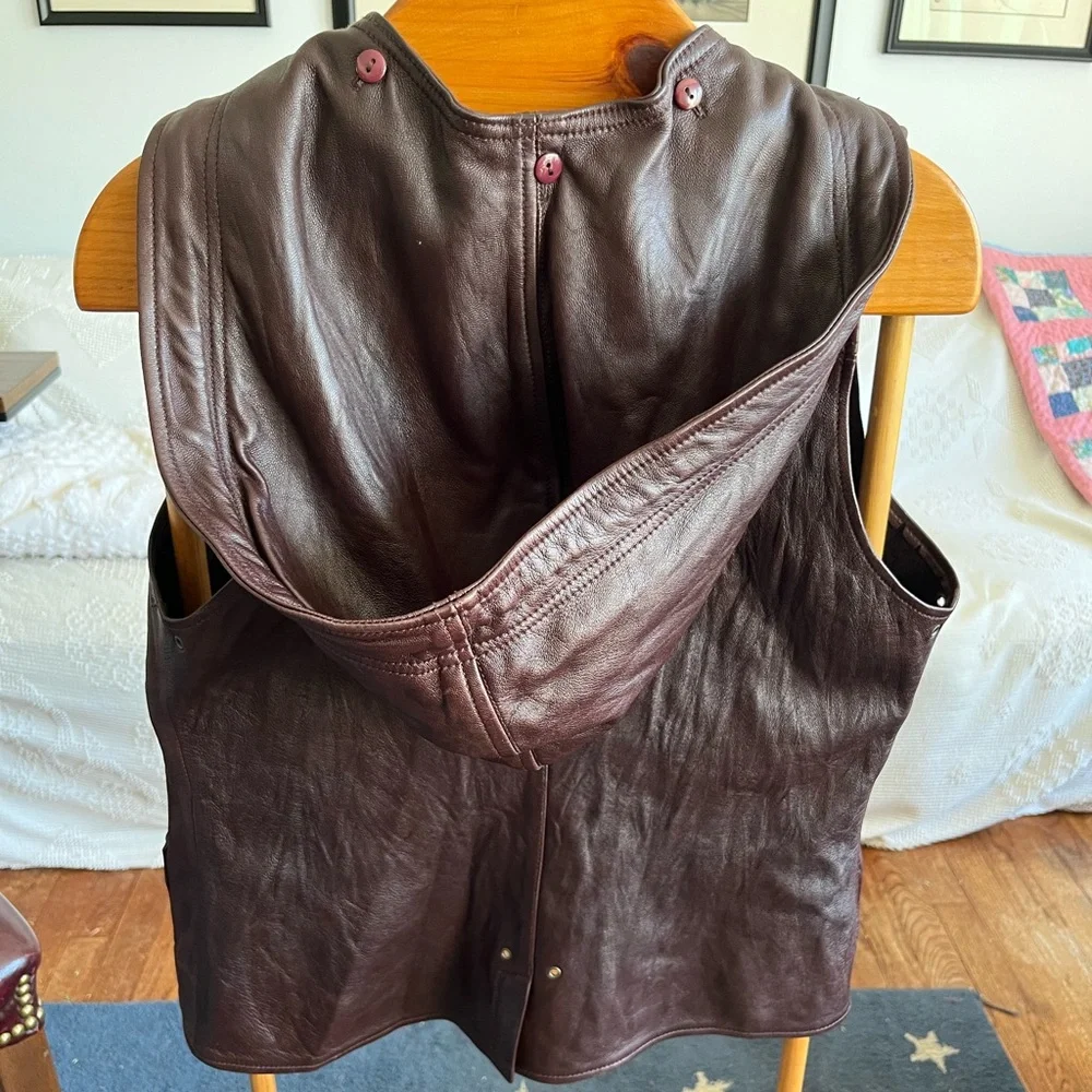WOMEN’S leather vest MIKE & CHRIS MODIFIED boho biker